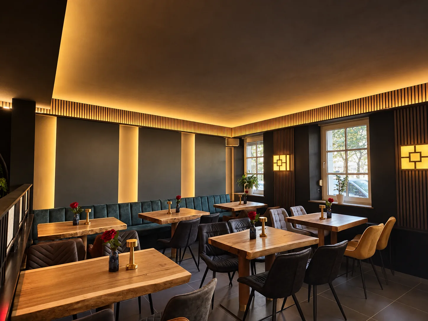Im Restaurant in Haan