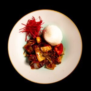 64. Fried Onion Beef